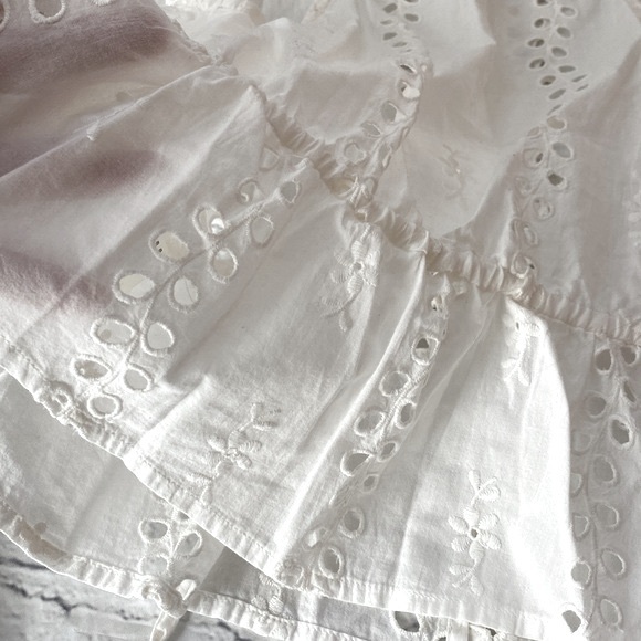 Free People NWT Tangerine Eyelet Top - Picture 12 of 15